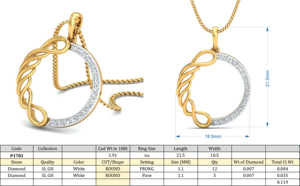 Exclusive Minimalist Circle Pendant Necklace Boho Brass Necklace Women 18k Gold Plated Twist Gemstone Circle Wholesale/OEM/ODM - Product Image 2
