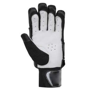 Guantes de Bateo de Cricket de Cuero PU Pakistaní de Primera Calidad, Diseño Liso, Color Blanco, Talla Mediana, Precio Razonable - Product Image 2