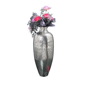 Meilleure vente Vase décoratif moderne en aluminium Vase à fleurs en métal de haute qualité pour la maison, le salon, le mariage et la décoration de table - Product Image 6