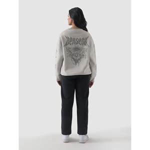 Sudadera con Capucha <span class=keywords><strong>Berserk</strong></span> 100% Algodón Tejido, Logotipo Bordado en 3D, Impresión Serigráfica, Cierre de Cremallera, Diseño Sólido - Product Image 2