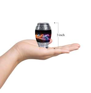 Urna Funeraria Moderna de Metal para Cenizas Humanas con Opciones Personalizables - Ecológica para Adultos - Product Image 2