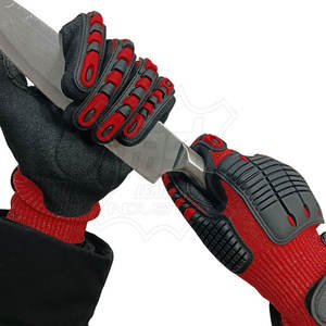 Guantes de Seguridad Industriales con Forro de HPPE Resistentes a Cortes, Guantes de Protección contra Impactos para Campos Petroleros, Personalizados - Product Image 1