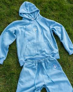 Survêtement personnalisé survêtements à rayures latérales 100% coton à capuche hommes joggers costume pantalon de survêtement évasé et ensemble de sweat à capuche - Product Image 6