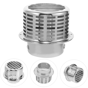Parte del sistema HVAC, ventilación externa, <span class=keywords><strong>tapa</strong></span> <span class=keywords><strong>de</strong></span> <span class=keywords><strong>chimenea</strong></span>, cubierta <span class=keywords><strong>de</strong></span> rejilla <span class=keywords><strong>de</strong></span> ventilación, calentador <span class=keywords><strong>de</strong></span> agua, campana extractora, salida <span class=keywords><strong>de</strong></span> montaje en pared <span class=keywords><strong>de</strong></span> escape - Product Image 2