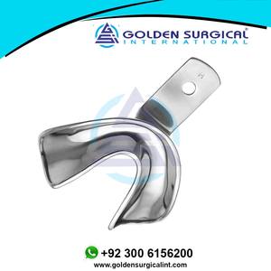 Bandeja de Impresión Dental Mediana, para Prótesis Completa, Inferior, Bandejas de Impresión Sólidas Autoclavables |   Instrumentos Profesionales - Product Image 5