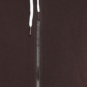 Sweat à capuche zippé pour hommes de qualité supérieure fabriqué sur mesure avec broderie de logo Design à carreaux adulte surdimensionné respirant pour l'hiver - Product Image 6