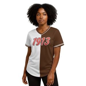 Camisetas Delta Sigma Theta 1913 para Mujer, Ropa Universitaria, Camiseta de Malla de Poliéster, Camisetas con Logotipo Personalizado, Proveedor OEM - Product Image 2