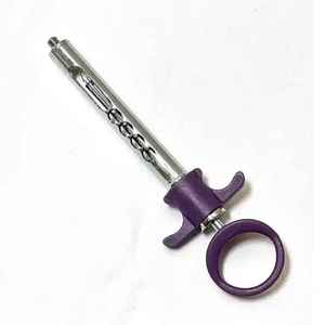 กระบอกฉีดยาแบบใช้ซ้ำได้ ขนาด 1.8 มล. ทำจากสแตนเลส สีฟ้า ใช้งานด้วยมือ ดูดยาเองได้ สำหรับงานทันตกรรม คุณภาพสูง ได้รับการรับรองมาตรฐาน CE - Product Image 2