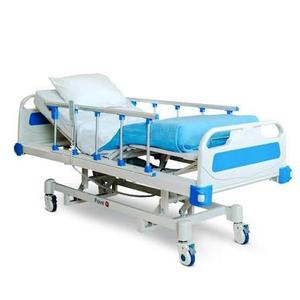 Electric or Manual Operation with Safety Side <b>Rails</b> Comfortable Mattress and Mobility Wheels for Clinics - Product Image 3
