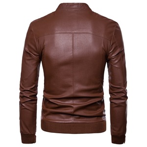 Veste en cuir pour homme automne-hiver, veste en cuir pour homme de qualité supérieure, séchage rapide, veste en cuir pour homme de qualité supérieure, tendance - Product Image 3