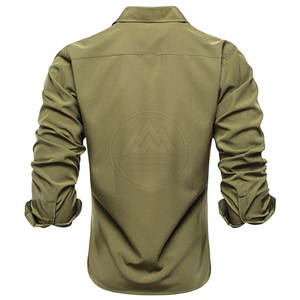 Camisa con botones para hombre más vendida, venta directa en línea de fábrica, nuevo diseño, precio barato - Product Image 3