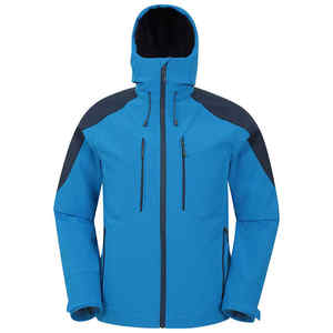 Chaqueta de Cuello Alto de Primera Calidad, Transpirable, Impermeable, Resistente al Viento, con Cremallera, Estampada, Talla Grande, Resistente al Desgaste, para Exteriores - Product Image 1