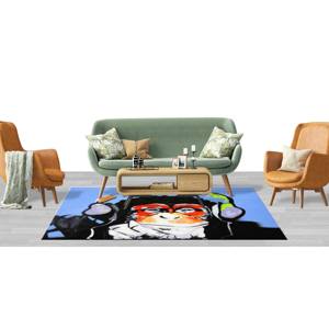 Alfombra con estampado de Mono Pensador, Alfombra impresa, Alfombras Banksy Thinkin Monkey, Alfombras de animales, Alfombra fina no tejida - Product Image 2