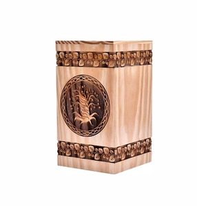 Urna de madera hecha a mano al por mayor suministros funerarios urnas de cremación de madera para cenizas humanas urnas de cremación al por mayor para adultos - Product Image 2