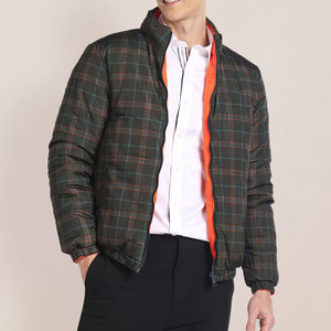 Veste d'hiver personnalisée pour hommes col montant à capuche vêtements décontractés manteaux de haute qualité veste rembourrée pour hommes - Product Image 5