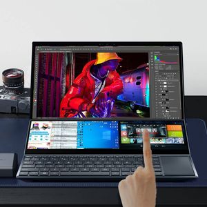 แล็ปท็อปจอคู่ขนาด 15.6 นิ้ว ระบบปฏิบัติการ Windows <span class=keywords><strong>11</strong></span> <span class=keywords><strong>Pro</strong></span> ชิปประมวลผล Intel I7 กราฟิกการ์ด AMD แรม <span class=keywords><strong>16GB</strong></span> ความจุ 1TB SSD ปลั๊กแบบ EU คีย์บอร์ดภาษาอังกฤษ หน้าจอ TN ของแท้ใหม่แกะกล่อง - Product Image 1