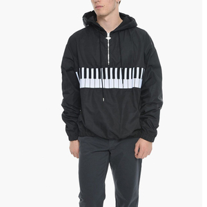 Haute qualité en plein air imperméable hiver demi fermeture éclair vestes personnalisable col montant conception pour hommes approvisionnement d'usine en gros - Product Image 5