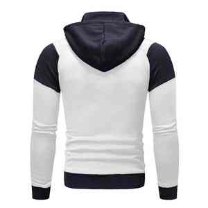Sudadera con Capucha Unisex, Gruesa, de Color Sólido, Informal, Deportiva, con Técnicas de Cuentas, Impresión Digital, 100% Algodón para Invierno - Product Image 1