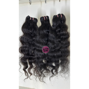 Cabello Humano Rizado 100% Natural, Doble Trama, 3 Paquetes, Cabello Remy con Cutícula Alineada para Tejidos Versátiles que Duran de 1 a 2+ Años - Product Image 1