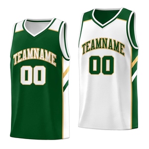 Maillot de basket-ball brodé de haute qualité en gros uniformes sans manches de l'équipe personnalisée pour adultes jeunes maille respirante - Product Image 3