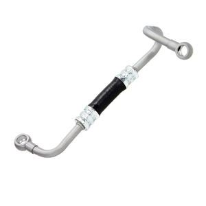 ท่อหล่อลื่นเทอร์โบชาร์จเจอร์ใหม่สำหรับ X3/X5 ระบบหล่อลื่นแบบ OEM 11427808756 อะไหล่ทดแทนทำจากเหล็กและยางสำหรับยุโรป - Product Image 1