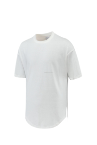 Camiseta de algodón 100% Premium de alta calidad con dobladillo, camiseta de hombre con dobladillo redondo y estilo largo de gran tamaño - Product Image 5