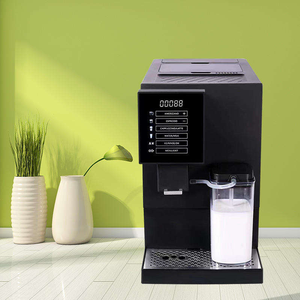 เครื่องทำกาแฟอัตโนมัติสีดำ ใช้ไฟฟ้า/ไฟ AC พร้อมเครื่องตีฟองนม ความจุ 40 มล. สำหรับใช้ในบ้าน ถาดวางแก้ว ถังน้ำ รับประกัน 3 ปี - Product Image 2
