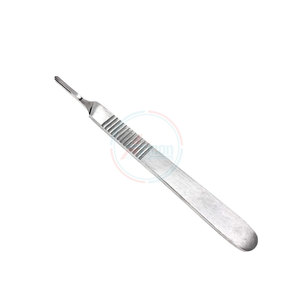 Manche de scalpel en acier inoxydable sur mesure, alimentation manuelle, vente chaude, base pour instruments chirurgicaux AZICON - Product Image 3