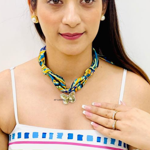 Bufandas de Cuello con Cuentas Hechas a Mano con Diseño Floral para el Día del Partido, Ropa Deportiva Inspirada en el Estadio, Suministro al por Mayor, Talla Personalizada para Mujer - Product Image 6