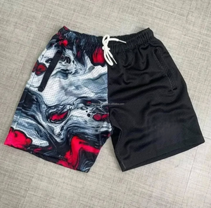 Pantalones cortos deportivos transpirables para hombre Pantalones cortos de tablero medio Cordón Digital Servicio OEM Pantalones cortos disponibles - Product Image 4