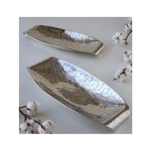 Bandeja de servir de mármol blanco con elegantes asas de metal dorado, bandeja de servir de calidad premium para accesorios de hotel. - Product Image 6