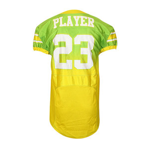 Prix de gros, logo personnalisé imprimé, jersey de football américain en spandex/polyester, haute qualité, manches courtes pour hommes - Product Image 2