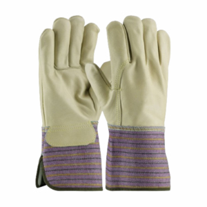 Guantes de Seguridad de Cuero Vacuno Canadiense para Trabajo, Resistentes al Fuego, Protección Industrial Pesada, Antideslizantes, Antivibración, Lisos - Product Image 4