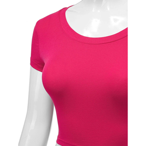 Ropa de calle de fabricación profesional, camisetas cortas para mujer, ropa informal, camisetas cortas transpirables de buena venta para mujer 2025 - Product Image 4