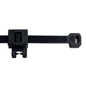 وصلات كبل مشبك حافة EC4 أسود من النايلون المحمي ، 66 من UL ، من خلال قفل ذاتي ، لوحة 1-3 من UL - Product Image 2