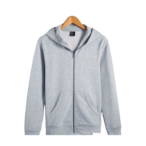 2025 Logotipo de diseño a granel personalizado polar en blanco Fitness hombres Casual cara completa Zip Hoodie hombres, personalizado hombres cremallera completa - Product Image 4