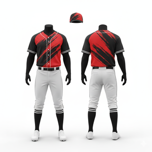 Uniforme de baseball sur mesure, design sublimé de qualité supérieure, respirant, léger, en maille, prêt pour le jeu - Product Image 6