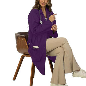 Venta al por mayor Mujeres Batas de laboratorio Algodón Ajuste profesional OEM Mujeres Batas de laboratorio Personalizado 2025 Personalizado - Product Image 5