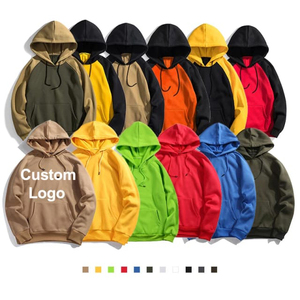 High Quality Mens <b>Hoodies</b> Oversized Cotton Custom Embossed Boxy <b>Hoodies</b> Sweatshirts Blank <b>Plain</b> Hoodie Custom logo - Product Image 1
