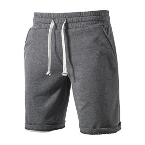 Short de course athlétique 100% coton pour hommes, logo personnalisé, entraînement sportif, gym respirant, conception personnalisée - Product Image 5