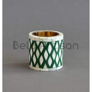 Incrustaciones de fregona decorativa pulida hecha a mano-Regalo de Ramadán Kefaf y Thurible con incrustaciones de hueso | Póngase en contacto con Bela Artisan para diseños - Product Image 4