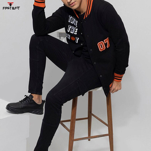 Nouvelle arrivée personnalisable vintage Baseball Letterman Varsity Jacket toile hiver unisexe - Product Image 5