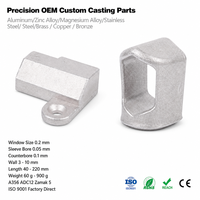 Manchon moulé sur mesure avec fenêtre, bloc d'arrêt OEM et support de protection d'oreille en aluminium usiné, vente en gros usine