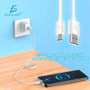 Cargador Rápido Tipo-C con Adaptador Delgado para Samsung y Xiaomi, Salida 5V3A, Corriente de Entrada 0.5A, Voltaje de Salida 20V, Compatible - Product Image 6