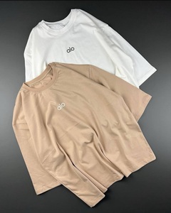 2025 camisetas en blanco de hombro caído de gran tamaño de alta calidad para hombres Supima algodón pesado personalizado verano Plaint camisa hombres - Product Image 4