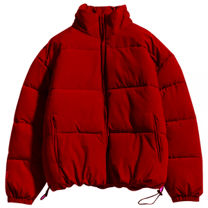 Vêtement de rue pour homme sur mesure par le fabricant, hiver, lourd, enduit, imperméable, écologique, chaud, surdimensionné, à capuche plissée - Product Image 1