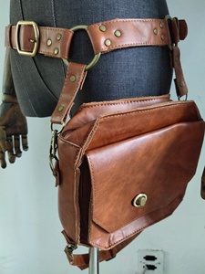 Personalization Retro Leg Waist <b>Travel</b> Bag Sling Fashion Multifunction Waist Belt Pack Drop Pouch LLB-0063 - Product Image 2