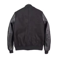 Nouveau style de veste universitaire personnalisée pour hommes manches en cuir avec corps en laine veste en gros fabrication par Star Figure Enterprises