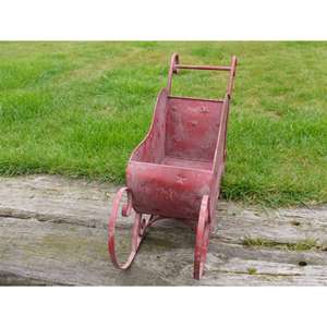 รถลากเลื่อนโลหะตกแต่งคริสต์มาสสำหรับตกแต่งบนโต๊ะ2025เหล็กคุณภาพสูงซานตาคลอสสำหรับเป็นของขวัญคริสต์มาส - Product Image 6