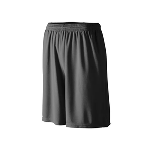 Haute qualité Logo personnalisé solide décontracté Vintage polyester maille sport course Fitness Jogging hommes Shorts amples - Product Image 4